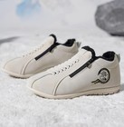 Khwfjas brand - Men's Fleece-Lined Sneakers: lace Side Zipper, beige color — photo 8