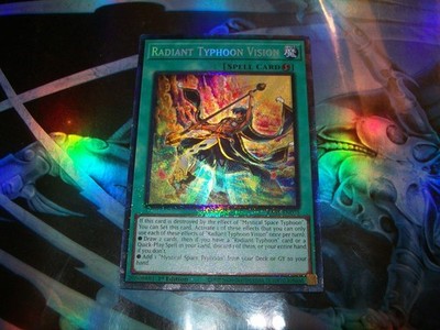 Radiant Typhoon Vision 1st Edition Collector's Rare RA05-EN075 Yu-Gi-Oh!