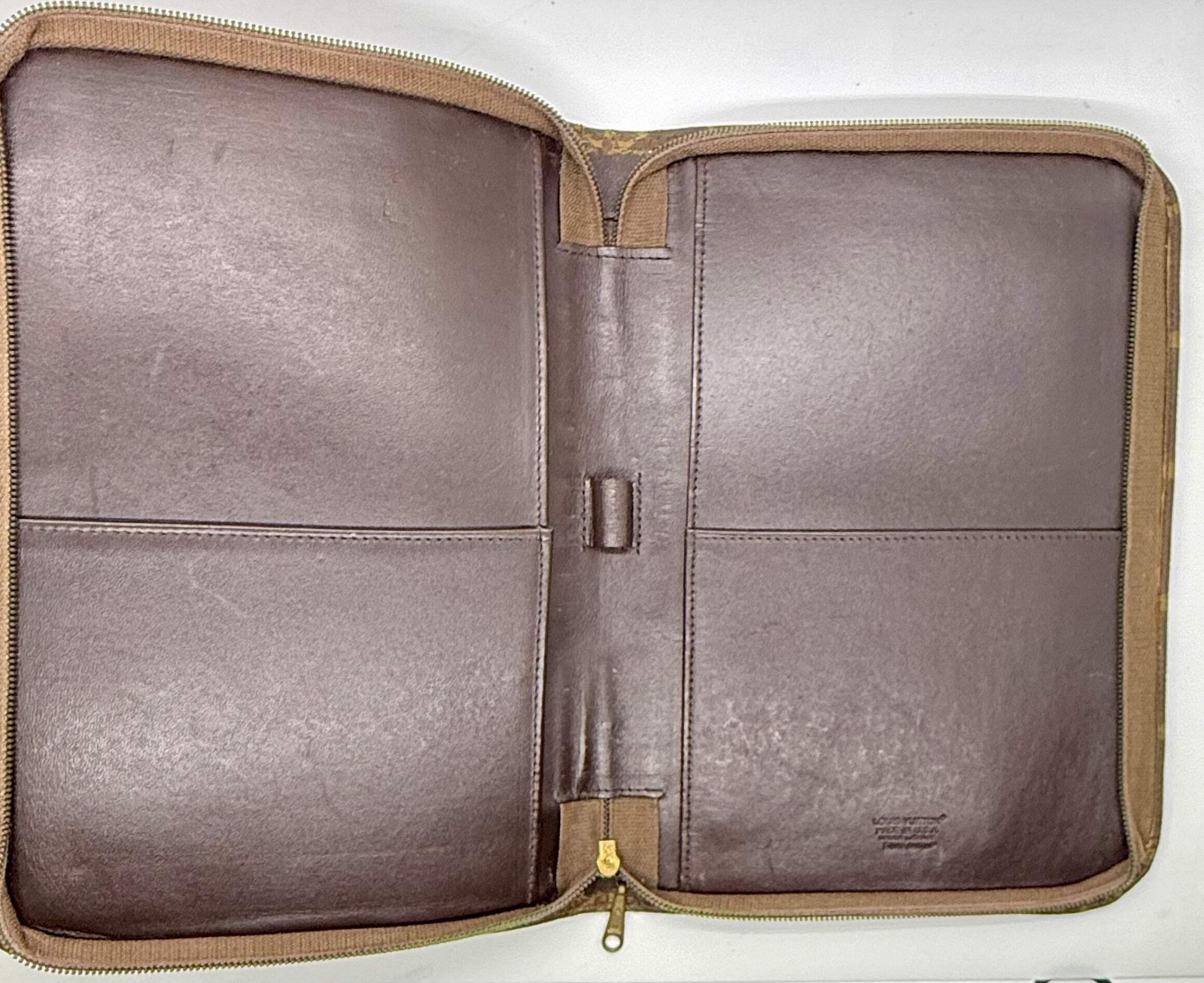 LOUIS VUITTON MONOGRAM ZIP FOLIO DOCUMENT CASE – … - image 5