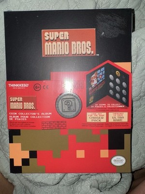 Super Mario Bros. Thinkgeek Nintendo Coin Collector s Album Sealed!