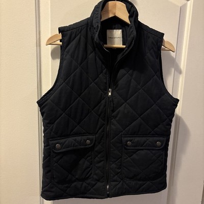 Thread & Supply Black Light Quilted Denver Vest Outdoor Size Medium