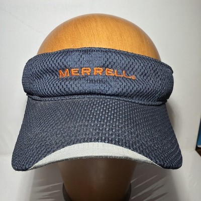 Merrell Visor Cap Hat Adjustable Strapback, Grey, Hook And Loop Closure One Size