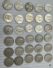 Lot of 30 Coins - 90% Silver Franklin Half Dollars Mixed Years All Nice Shape