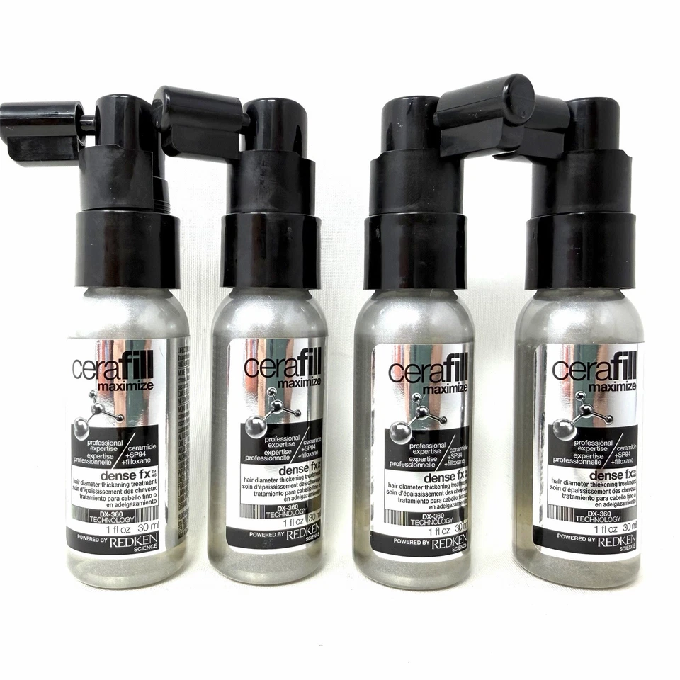 HTF Redken CERAFILL Maximize DENSE FX Thickening Treatment 4 fl oz TOTAL New - Image 4 of 4