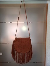 Wildleder Tasche mit Fransen NEU