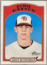 2021 Topps Heritage Minor League #203 Adley Rutschman Bowie Baysox RC
