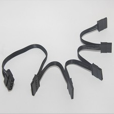 4pin IDE 1 to 5 SATA 15Pin Hard Drive Power Supply Splitter Cable Cord Line DIY