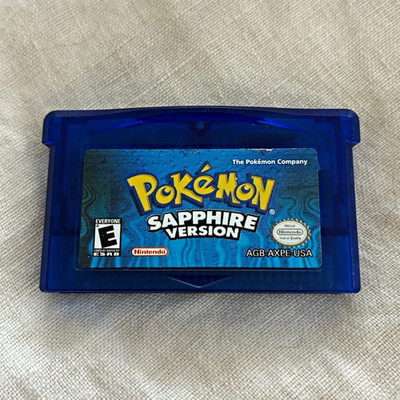 Pokémon Sapphire Version GBA 2003 NTSC-U/C authentic / Internal Battery Dry