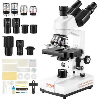 Trinocular Compound Microscope, 40X-5000X Magnification, Digital Laboratory Trin