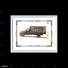 Vintage Photo SHEET METAL SUPPLY TRUCK LOS ANGELES CALIFORNIA