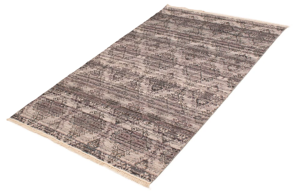 Traditional Vintage Hand Woven Oriental Carpet 5'0" x 8'2" Wool Kilim Area Rug - Image 4 of 4