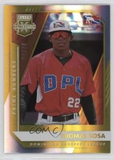 2021 Panini Elite Extra Edition Prime Numbers Gold 24/24 Thomas Sosa #186 0c6