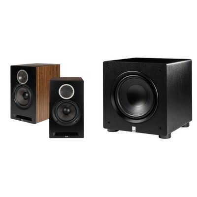 Elac DBR62-BK - Debut Reference 6.5'' Bookshelf Speakers - Black, Pair and Ela...