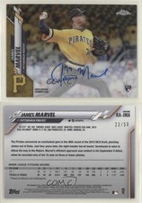 2020 Topps Chrome Rookie Auto Gold Refractor /50 James Marvel #RA-JMA Auto RC