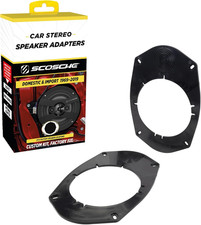 SA69 6X9" to 5.25 -6.5 Speaker Adapters Compatible with Select Import and Domes