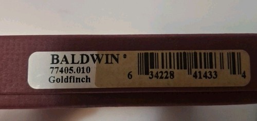 Baldwin Messing Gelbgoldfink Vogel Weihnachtsschmuck 24kt vergoldet - Bild 16 von 17