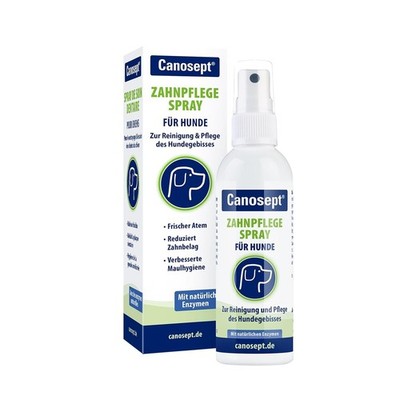 Canosept Zahnpflegespray für Hunde 100ml - Zahnsteinentferner Hund - Dentalspray