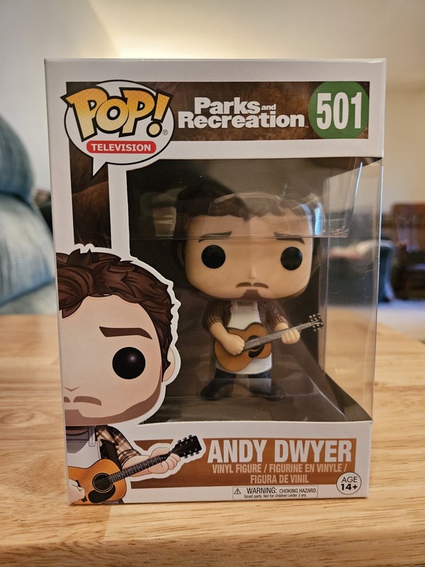 Funko Pop! Vinyl: Parks and Recreation Andy Dwyer #501 Television