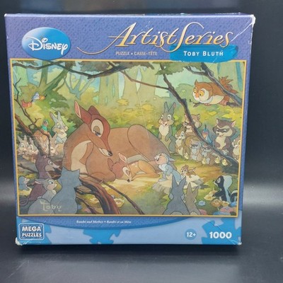 Disney Artist Series 1000 Pc Puzzle  Bambi And Mother  By Toby Bluth