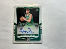 2024-25 Panini Donruss Optic - Signature Series Baylor Scheierman Rookie Auto