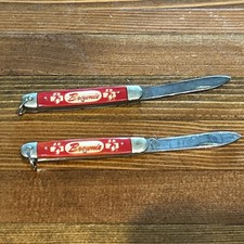 Vintage BROWNIE Kutmaster Pocket Knife Utica NY And 1 Made In USA Lot Of 2