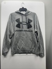 Under Armour Men s Gray Hooded Sweatshirt Size Large