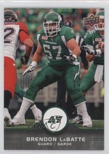 2016 Upper Deck CFL Brendon LaBatte Brendan LaBatte #96 0c3