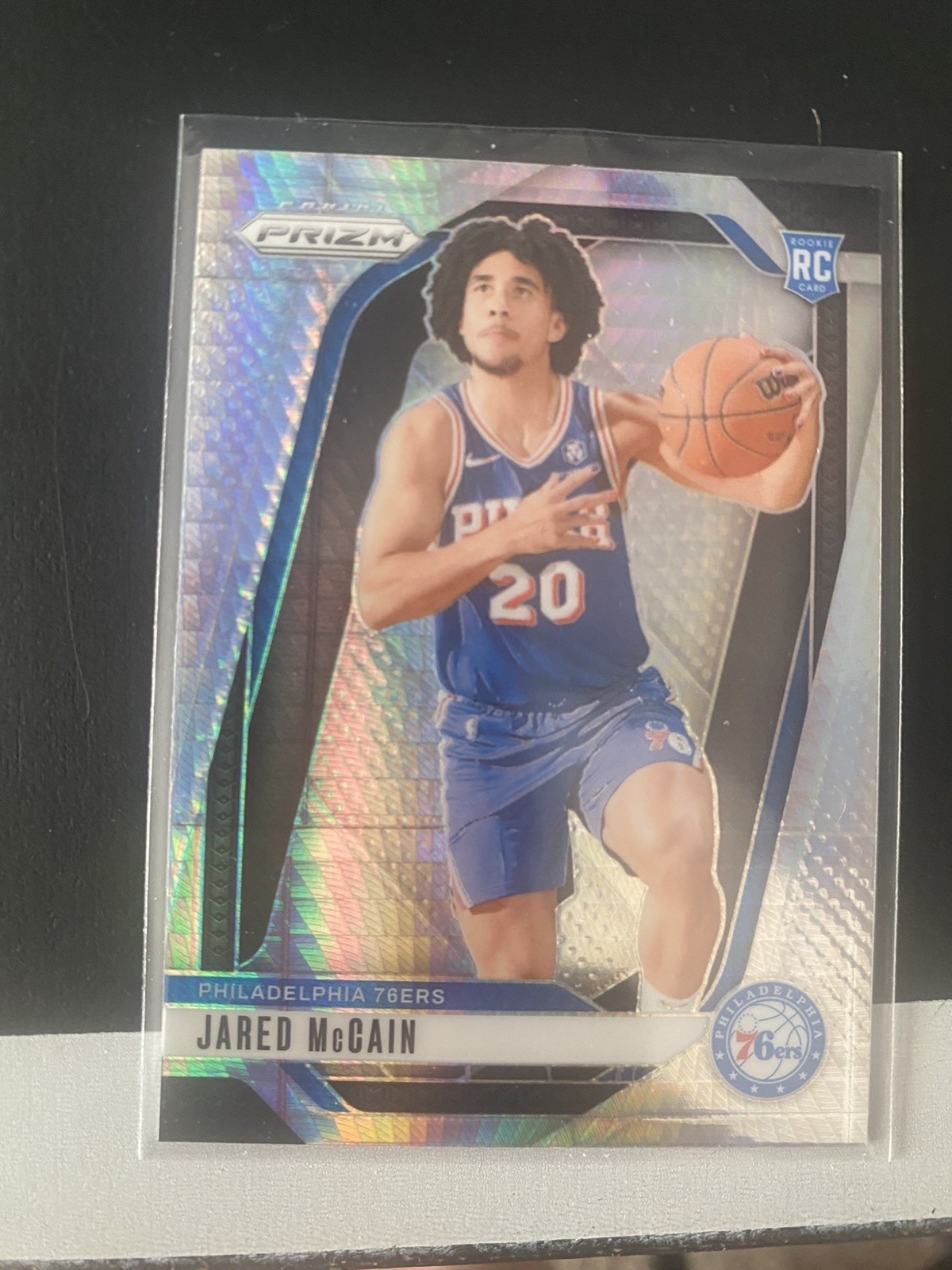 2024-25 Panini Prizm - Jared McCain #222 Hyper Prizm (RC)