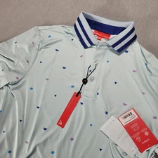 New Redvanly Golf Polo Shirt Mens Medium Langham Breeze Luxury Moisture Wicking 