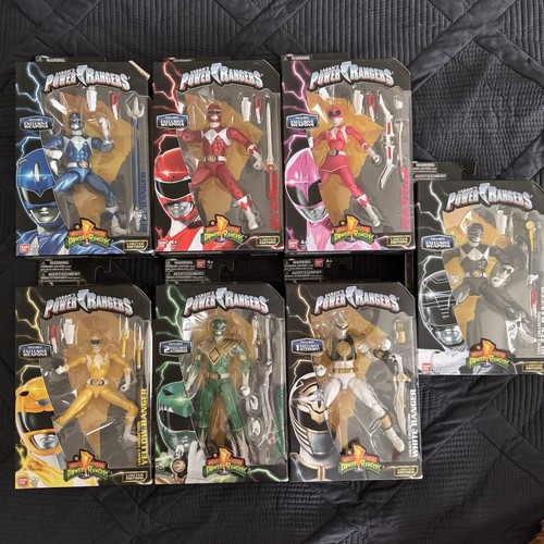 Power Rangers Legacy Collection 7 Figure Lot - NIB - Bandai