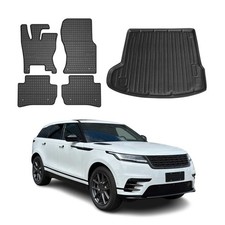 Fußmatten & Kofferraumwanne Set für Land Rover Range Rover Velar 2017-2026 Gummi