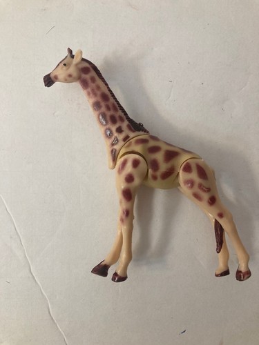 Mixed Lot of 4- Plastic African Safari Animals-Jointed-Hippo, Lion, Zebra, Giraf - Picture 15 of 22