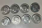 1976 Kennedy Silver Half Dollars  8 COINS  40% Silver $4.00 FACE value.