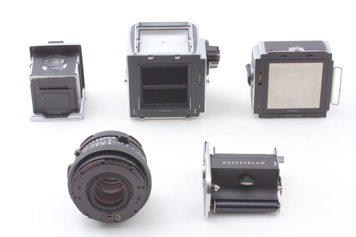 ★美品★HASSELBLAD 500C/M CF 80mm＋A12 III Hasselblad 500C/M/CF80f2.8/A-12II【BLACK】 - Japan Camera