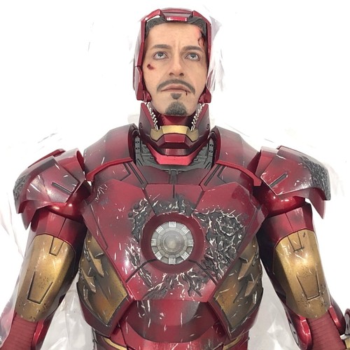 Hot Toys 1/6 Iron Man Mark 7 Battle Damage Ver Figure Japan - Picture 4 of 9