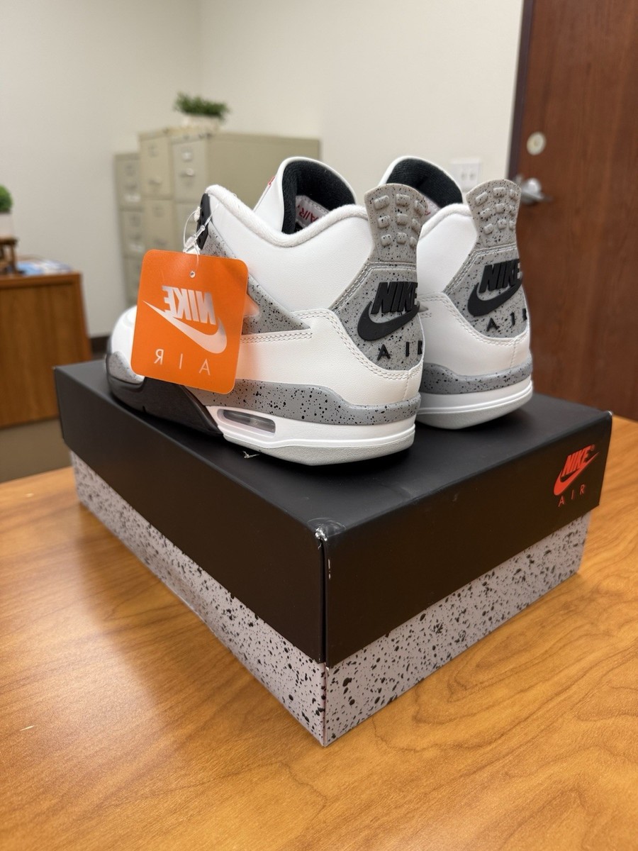 シューズ(男性用) Nike Air Jordan 4 RetroWhite/Cement 2025 Air Jordan 4 Retro 'White Cement' 2025 — Kick Game