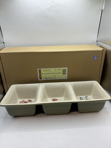 Longaberger botanical fields divided dish - 第 1/5 張圖片