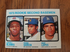 1973 TOPPS BASEBALL #609 DAVE LOPES ROOKIE VG-EX NO CREASES