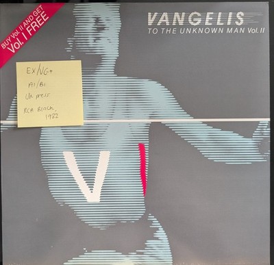 Vangelis To The Unknown Man Vol. II Vinyl Schallplatte EX/VG + RCALP1003 1982