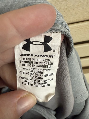 UNDER ARMOUR Mens 36X32 Gray Casual Pants Flat Front Loose Cotton Spandex - Bild 7 von 9