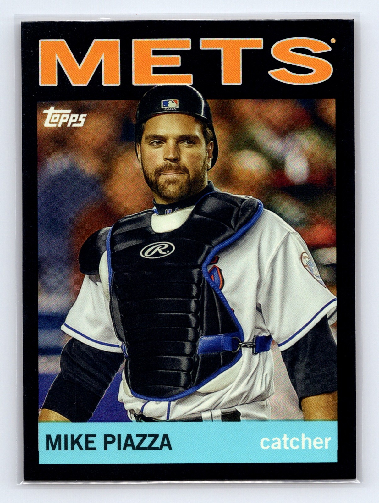 2025 Topps Archives #93 Mike Piazza Black Foilboard