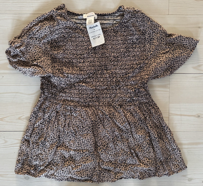 #ad Urban Romantics Blouse Women#x27;s Medium Round Neck Short Sleeve Top Brand New $11.99