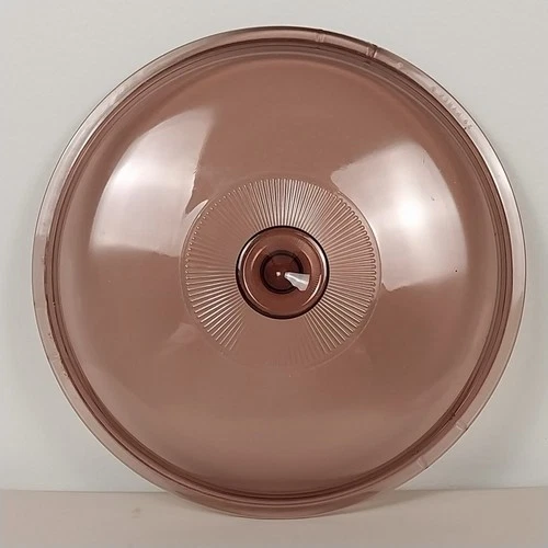 Vintage PYREX Corning Ware Glass Lid #29 Amber 10” Inner Lip - Replacement