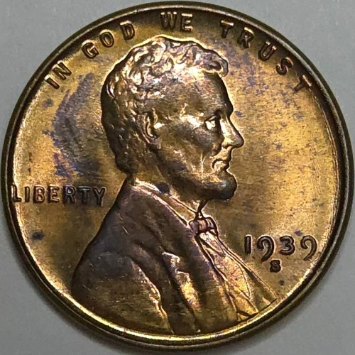 1939-S Lincoln Wheat Cent - AU (Lot#4)
