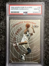 1999-00 Skybox NBA Hoops Anfernee Hardaway Pure Players #/500 PSA 10 Gem Mint