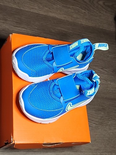 Jungen Nike Flex Runner 3 Sneaker Kleinkind blau Mesh Größe 8c neu im Karton - Bild 7 von 7
