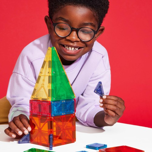 Combo 20-Piece Magnetic Construction Set, The Original Magnetic Building Brand - Picture 2 of 7