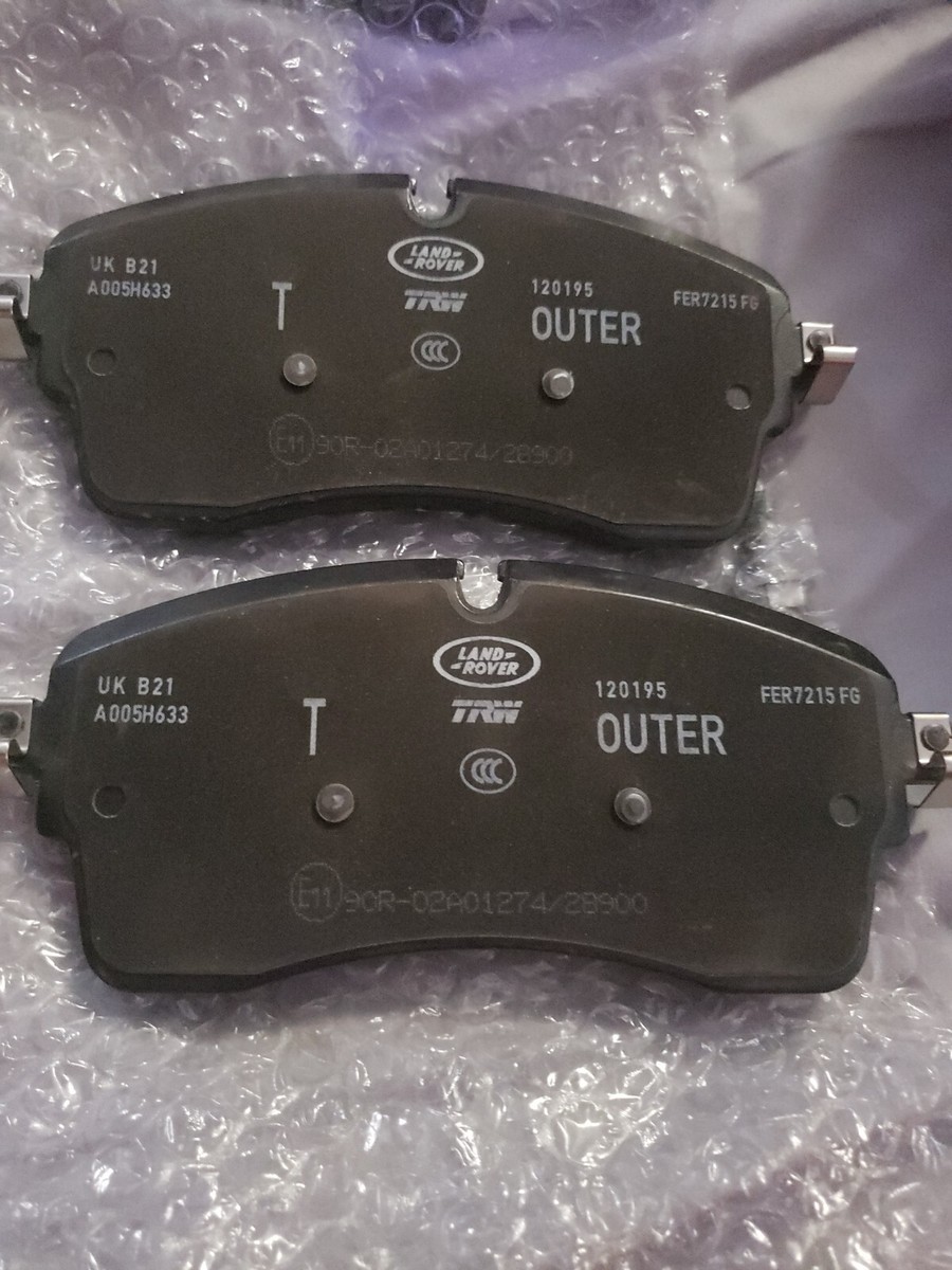 J9C35094 Genuine Jaguar 2-Wheel Set Brake Pad Sets Front for