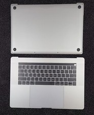 Grd B MacBook Pro 15 A1707 2017 Space Gray Top Case Keyboard Touchpad Bottom...