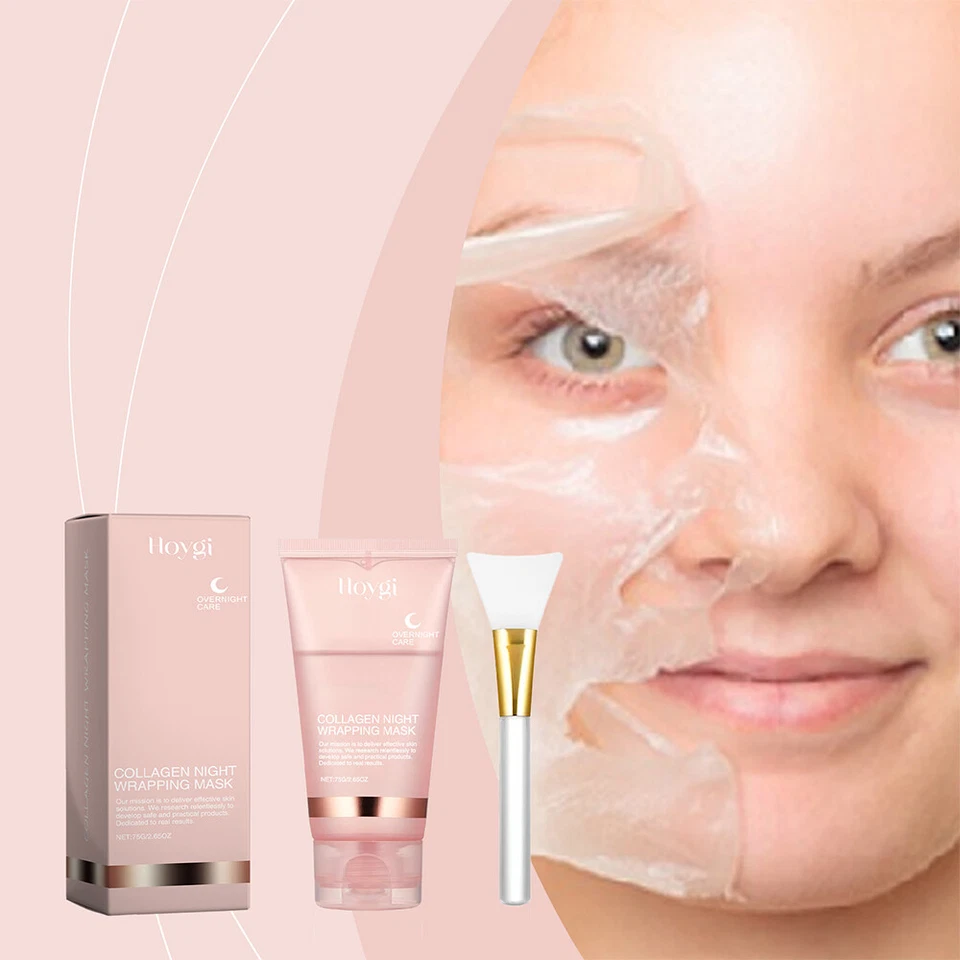 3X Collagen Night Wrapping Mask Overnight Peel-Off Mask Facial Moisturizing Mask - Image 2 of 4